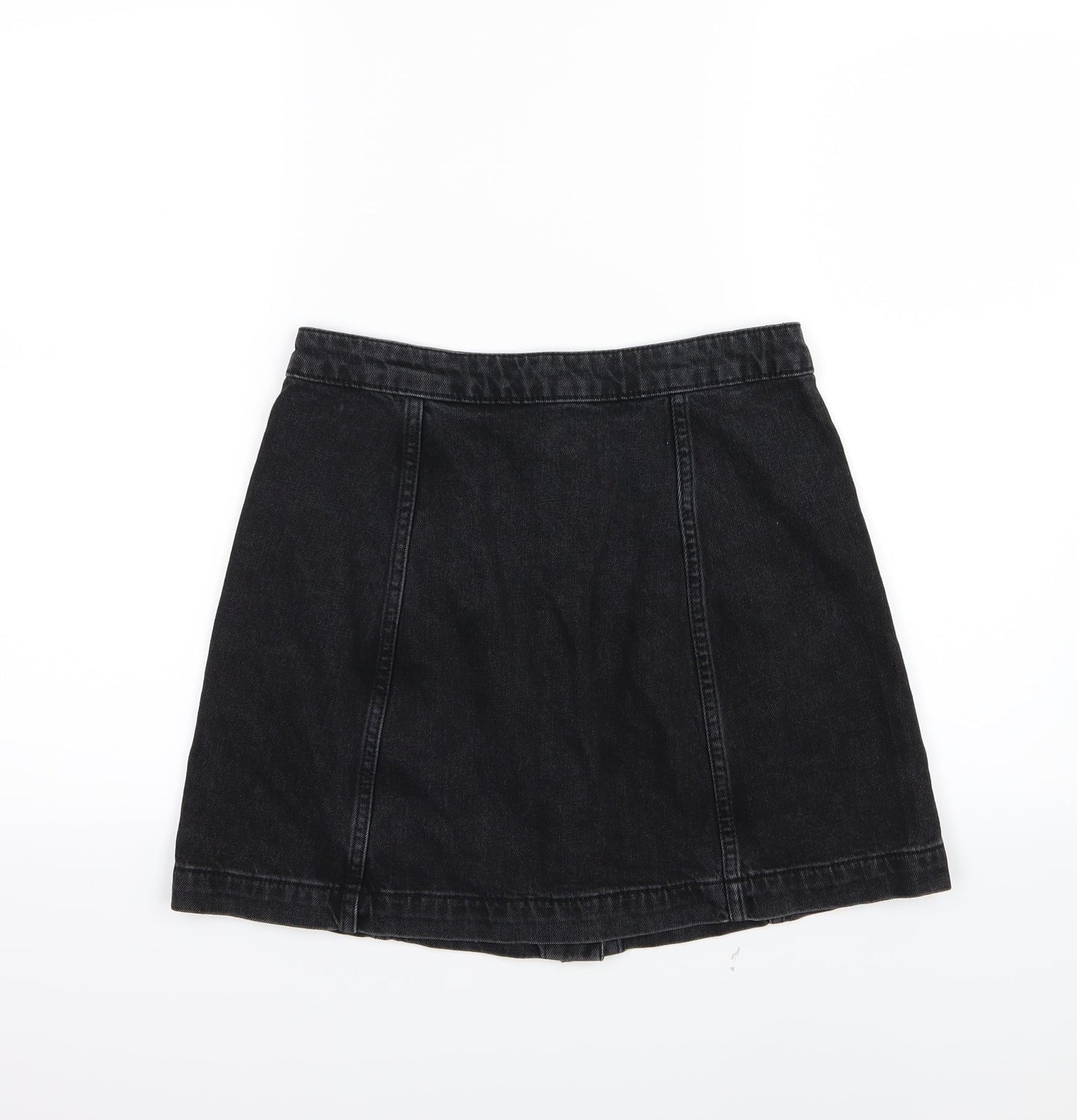 Womens UK Size 28 in Topshop A-Line Denim Skirt