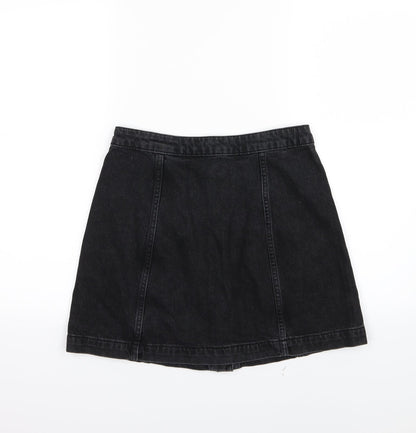 Womens UK Size 28 in Topshop A-Line Denim Skirt