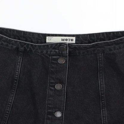 Womens UK Size 28 in Topshop A-Line Denim Skirt