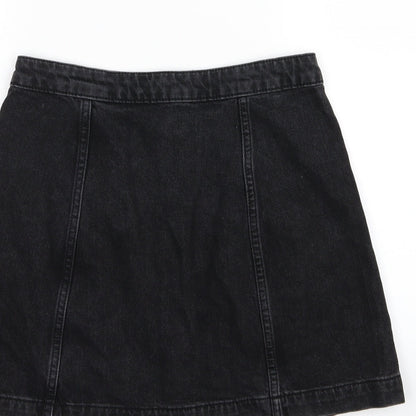 Womens UK Size 28 in Topshop A-Line Denim Skirt