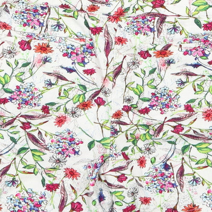 Nutmeg Girls Multicoloured Floral  Chino Shorts Size 12-13 Years