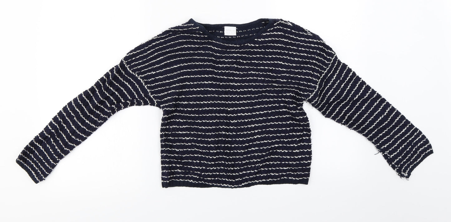 F&F Boys Blue   Pullover Jumper Size 9-10 Years