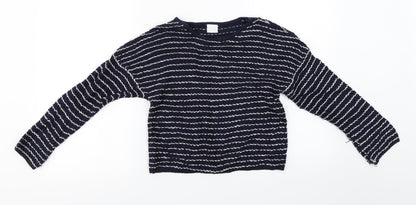 F&F Boys Blue   Pullover Jumper Size 9-10 Years