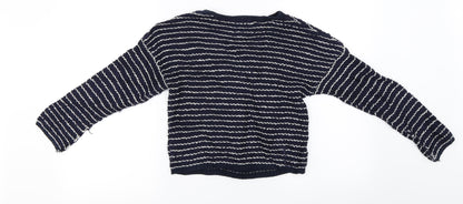 F&F Boys Blue   Pullover Jumper Size 9-10 Years