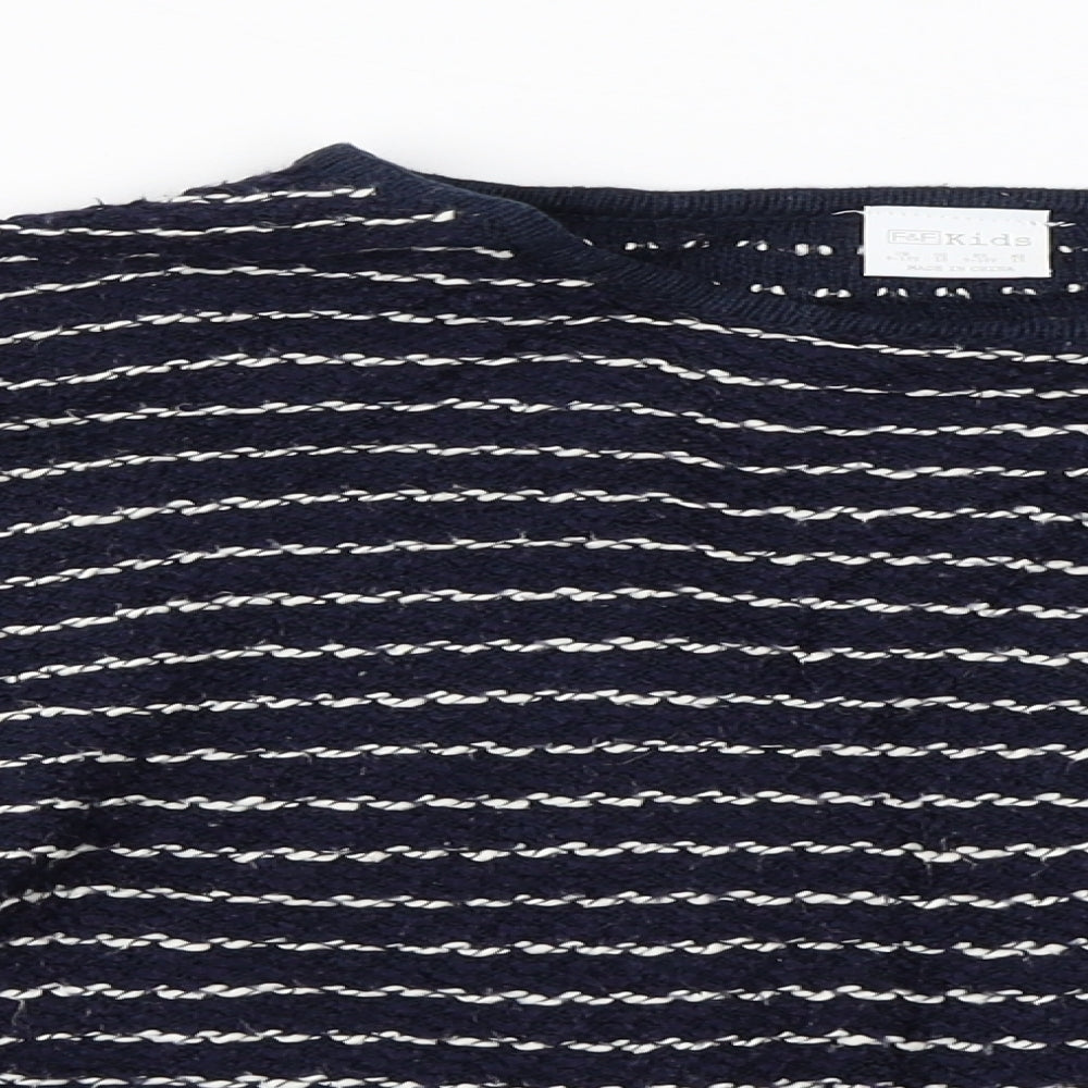 F&F Boys Blue   Pullover Jumper Size 9-10 Years