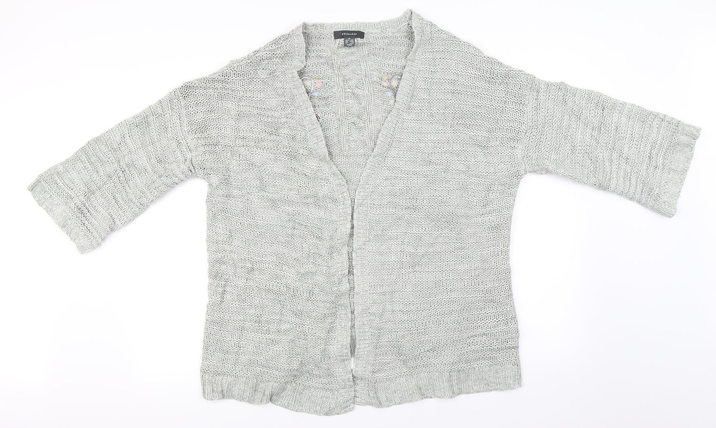 Primark Womens Grey   Cardigan Jumper Size M
