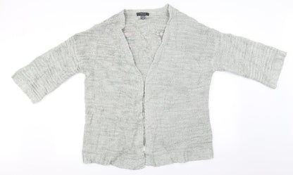 Primark Womens Grey   Cardigan Jumper Size M