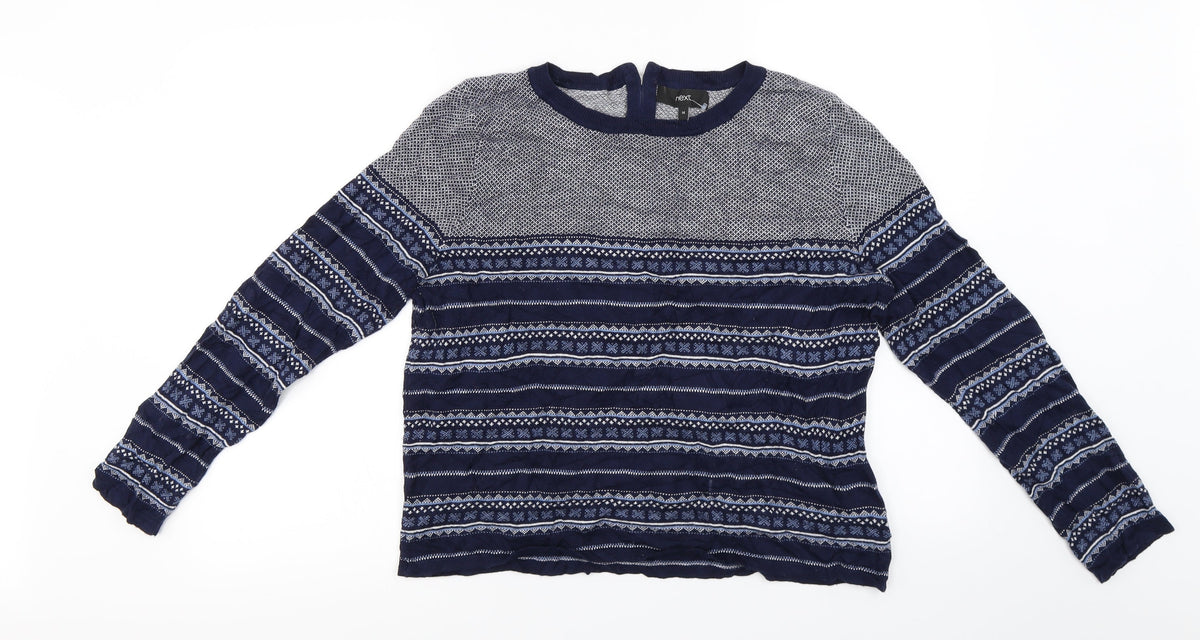 Next Womens Blue   Pullover Jumper Size 14