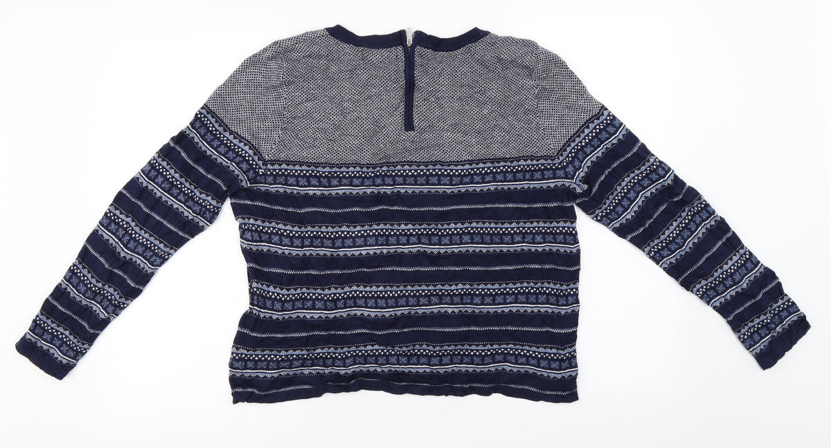 Next Womens Blue   Pullover Jumper Size 14