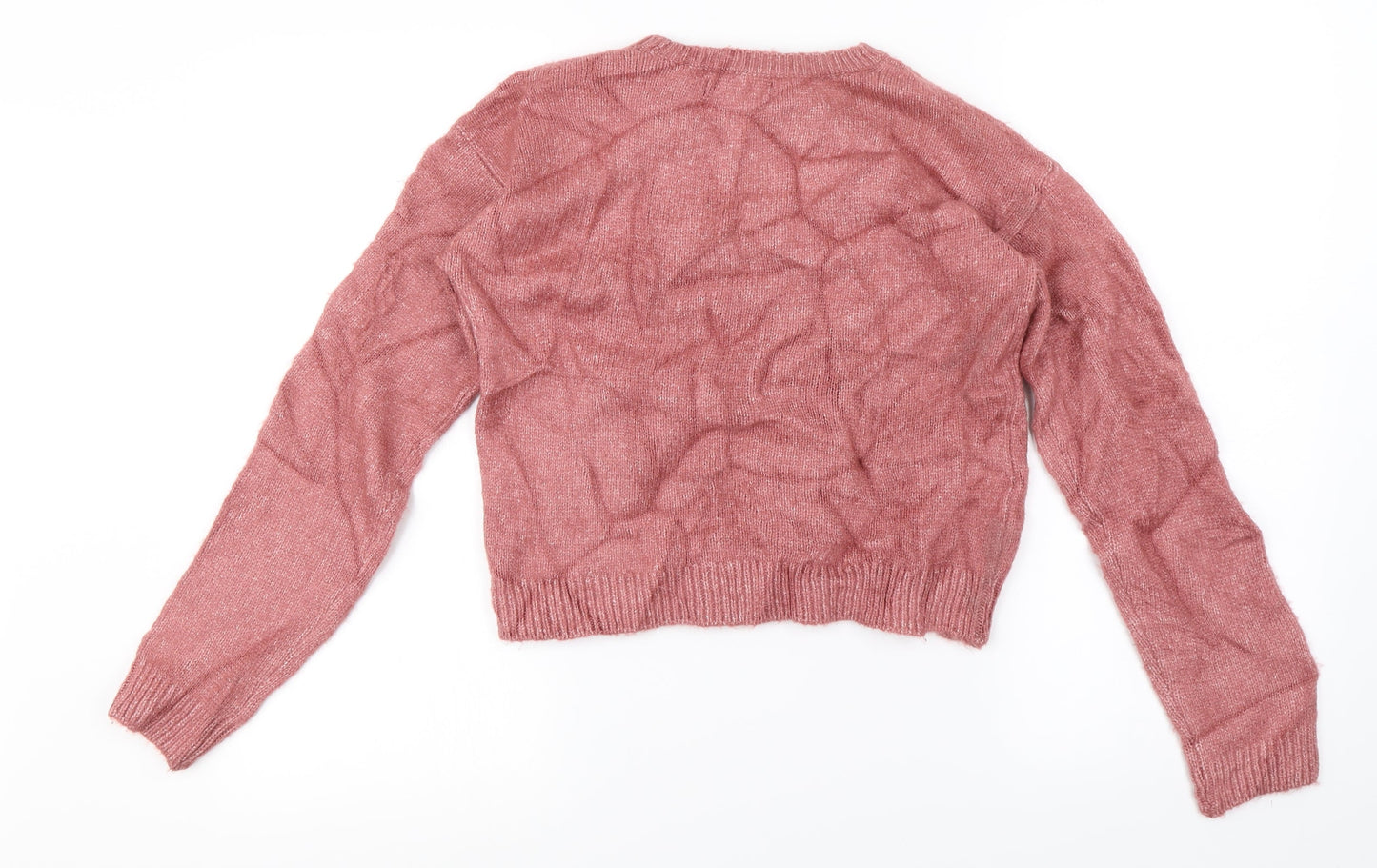 Marks and Spencer  Girls Pink   Pullover Jumper Size 11-12 Years