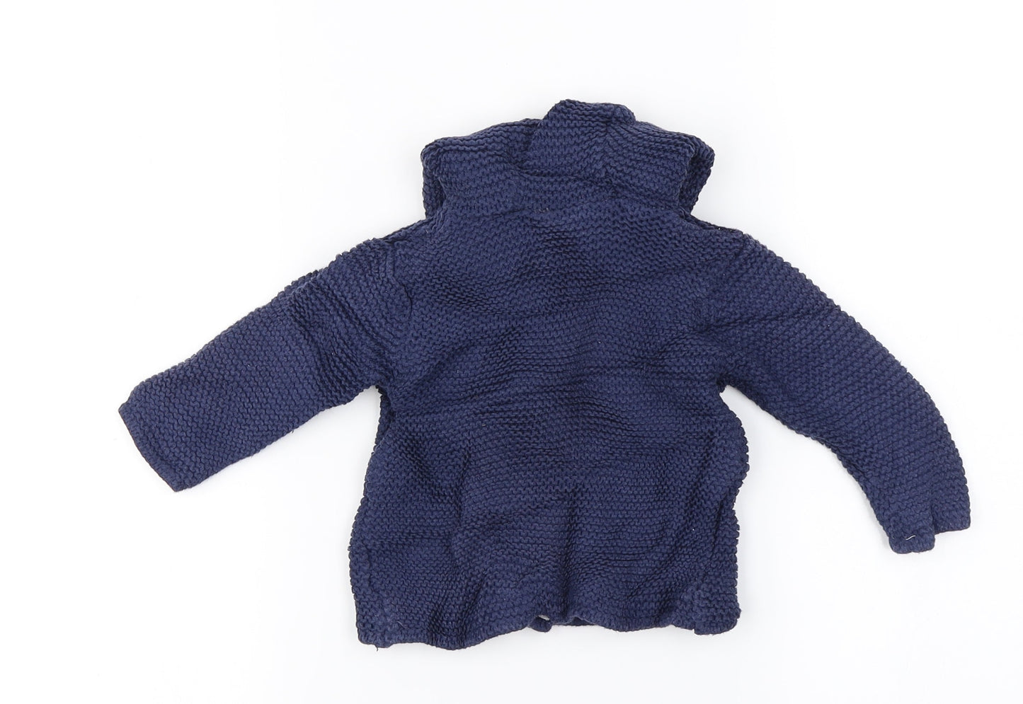 Marks and Spencer  Boys Blue   Cardigan Jumper Size 0-3 Months