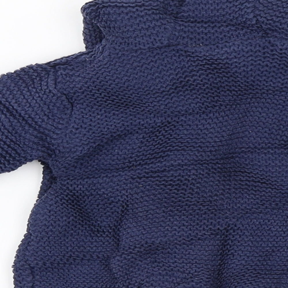 Marks and Spencer  Boys Blue   Cardigan Jumper Size 0-3 Months