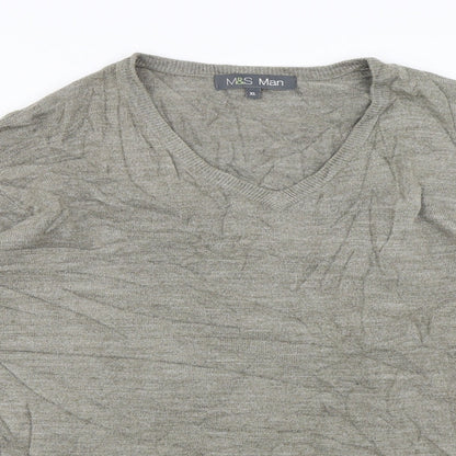 Marks and Spencer  Mens Brown   Pullover Jumper Size XL