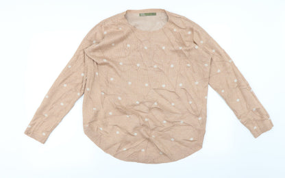 sfera casual  Womens Brown   Pullover Jumper Size L