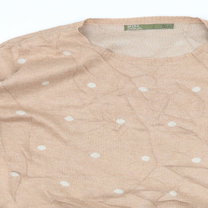 sfera casual  Womens Brown   Pullover Jumper Size L