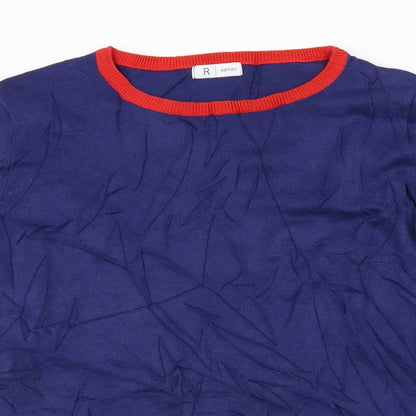R Edition  Womens Blue   Pullover Jumper Size M