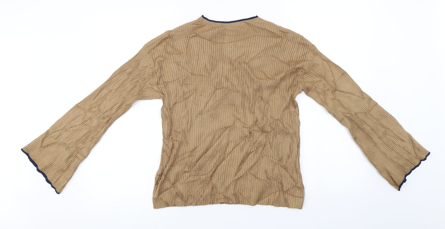 Zara Girls Brown   Pullover Jumper Size 12-13 Years