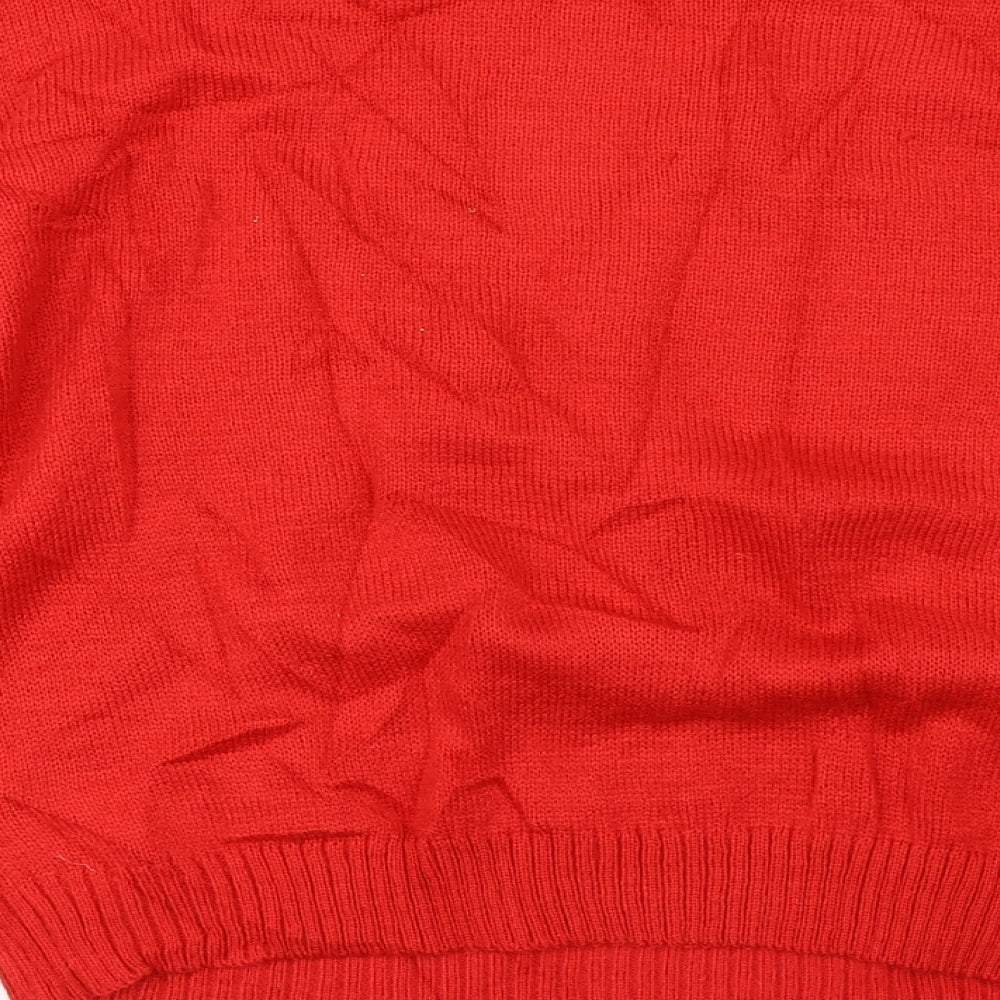 H&M Mens Red   Pullover Jumper Size M  - Christmas jumper