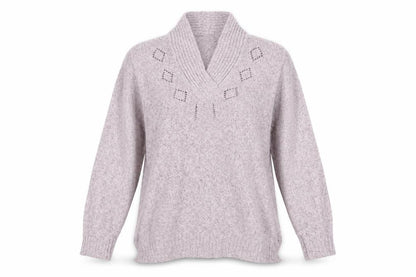 Edmee  Womens Pink   Pullover Jumper Size 14