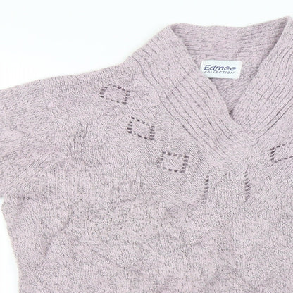 Edmee  Womens Pink   Pullover Jumper Size 14