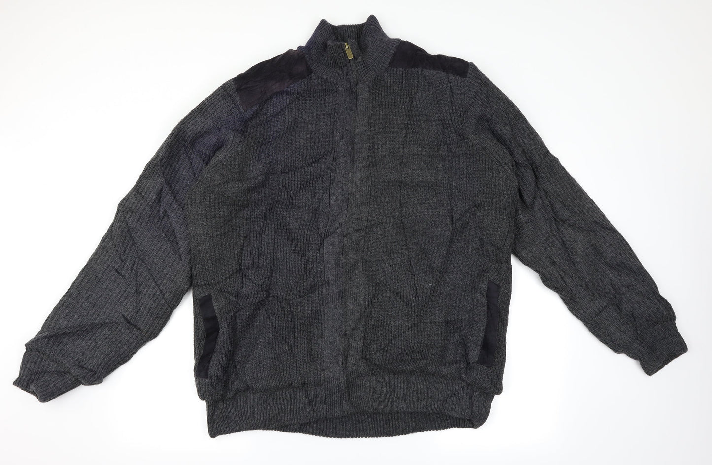 Ventura Mens Grey   Full Zip Jumper Size XL
