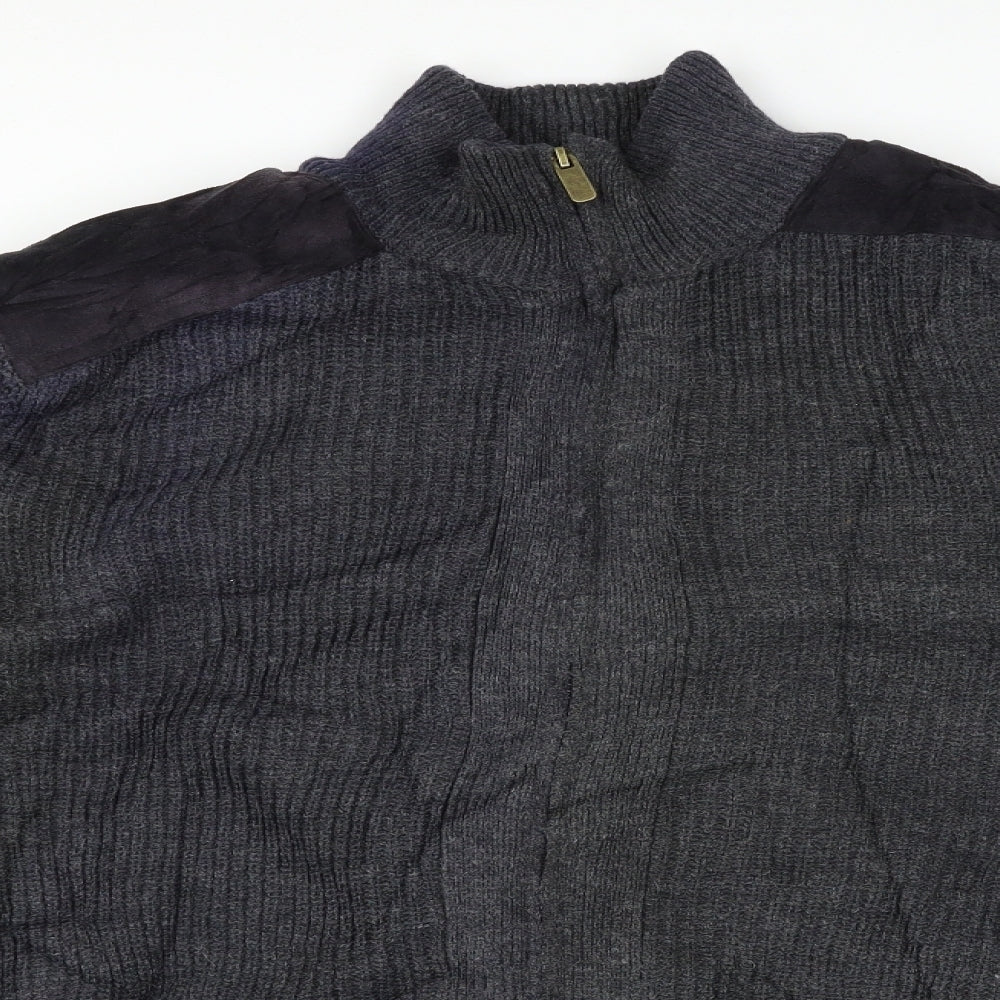 Ventura Mens Grey   Full Zip Jumper Size XL
