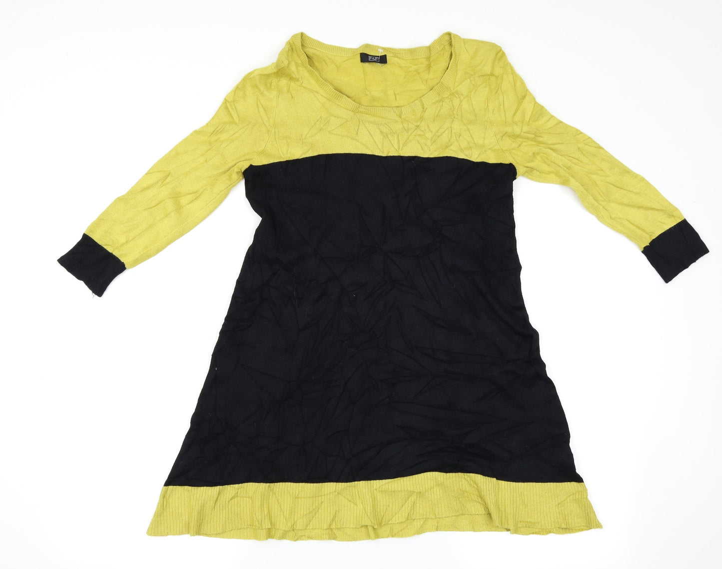 F&F Womens Black   Basic T-Shirt Size 10