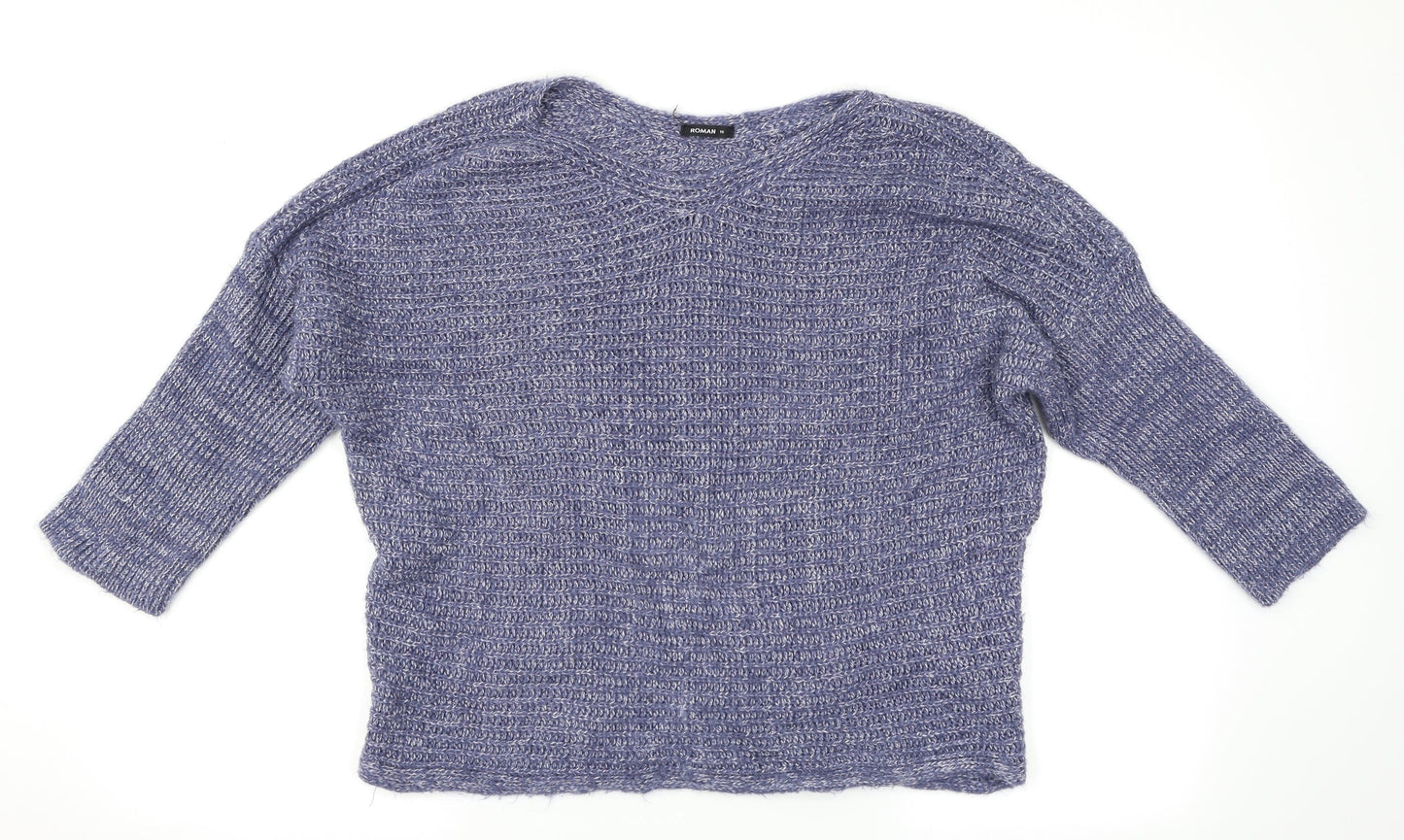 Roman Womens Blue   Pullover Jumper Size 16