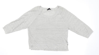 H&M Womens Grey   Basic T-Shirt Size S