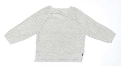 H&M Womens Grey   Basic T-Shirt Size S
