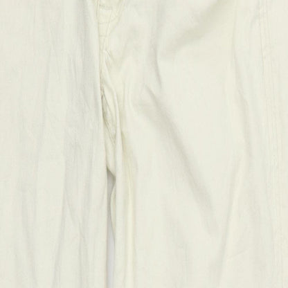 Now Womens White   Straight Jeans Size 10 L25 in