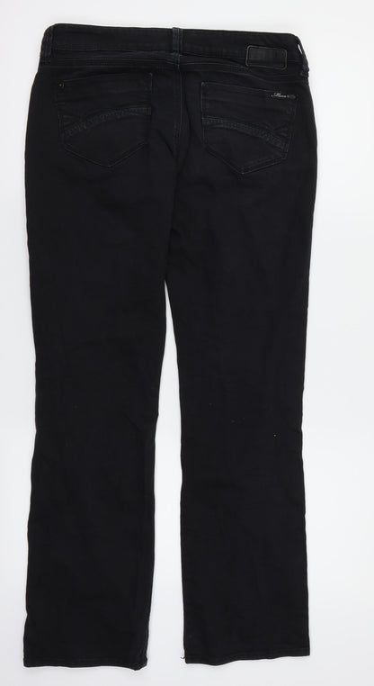 Mavi Mens Black  Denim Straight Jeans Size 29 in L30 in