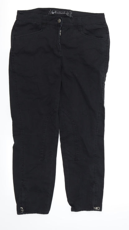 Benotti Womens Black  Denim Straight Jeans Size 8 L23 in