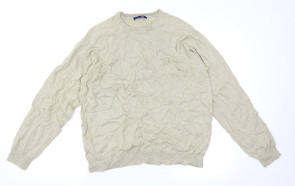 BHS Mens Beige   Pullover Jumper Size M