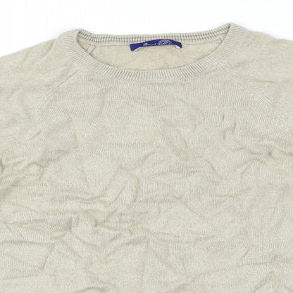 BHS Mens Beige   Pullover Jumper Size M