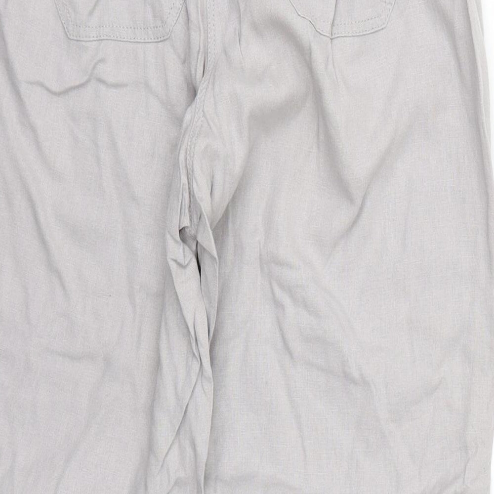 Etite Womens Grey   Trousers  Size 14 L26 in