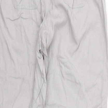 Etite Womens Grey   Trousers  Size 14 L26 in