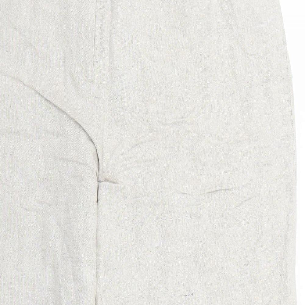 BM Womens Beige   Trousers  Size 18 L30 in