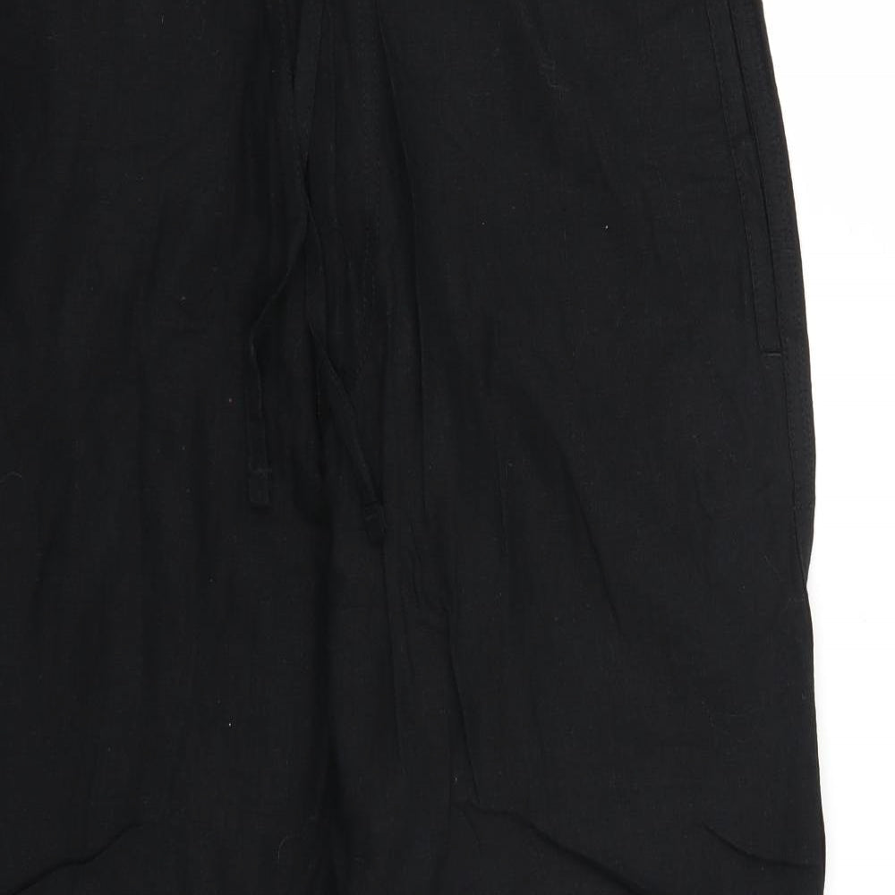 Womens UK Size 34 Marks and Spencer Regular Fit  Black Trousers