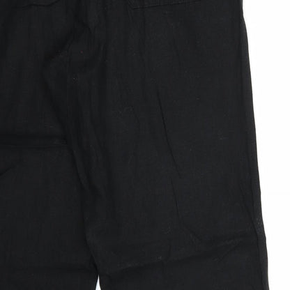 Womens UK Size 34 Marks and Spencer Regular Fit  Black Trousers