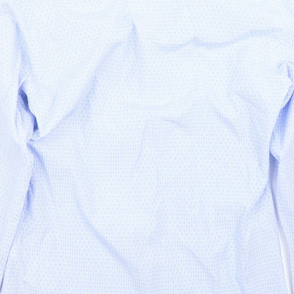 Remus Uomo Mens Blue    Button-Up Size 15.5