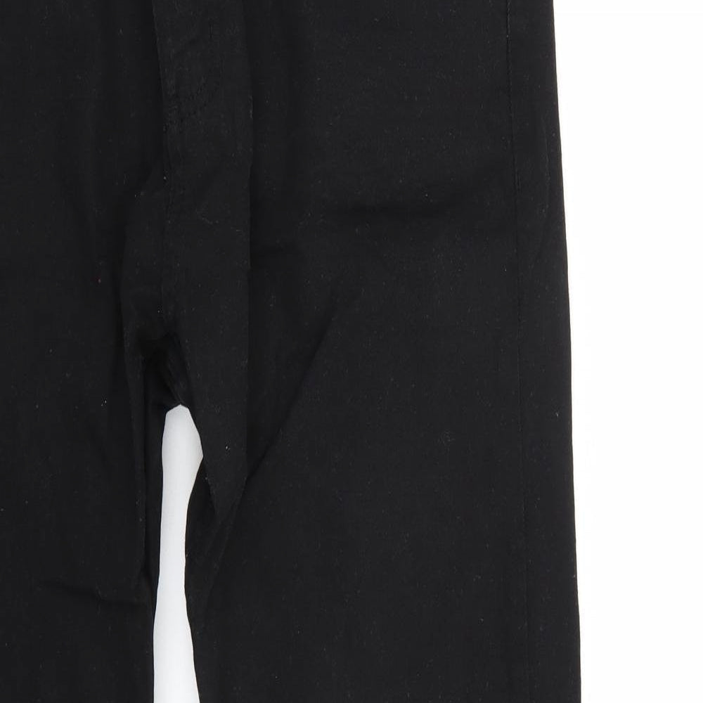 Denim & Co. Womens Black   Straight Jeans Size 34 L30 in