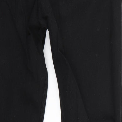 Denim & Co. Womens Black   Straight Jeans Size 34 L30 in