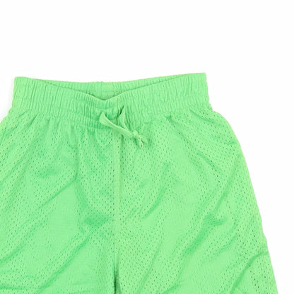 Rebel Boys Green   Sweat Shorts Size 11 Years