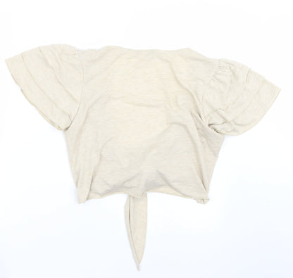 Per Una Womens Beige   Cardigan Jumper Size 14