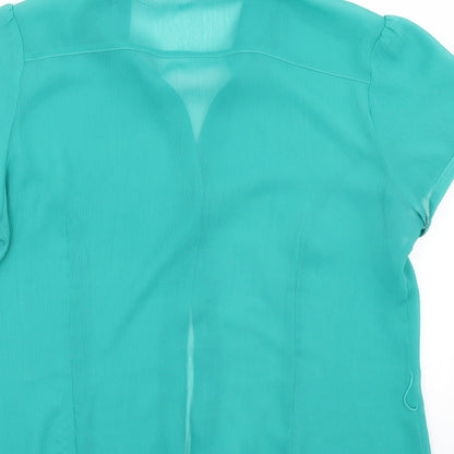 Debenhams Womens Green   Basic Button-Up Size 14