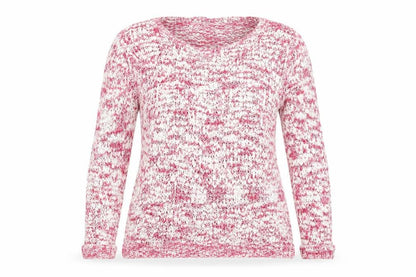 New Look Womens Red  Knit Pullover Jumper Size S