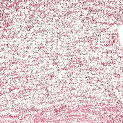 New Look Womens Red  Knit Pullover Jumper Size S