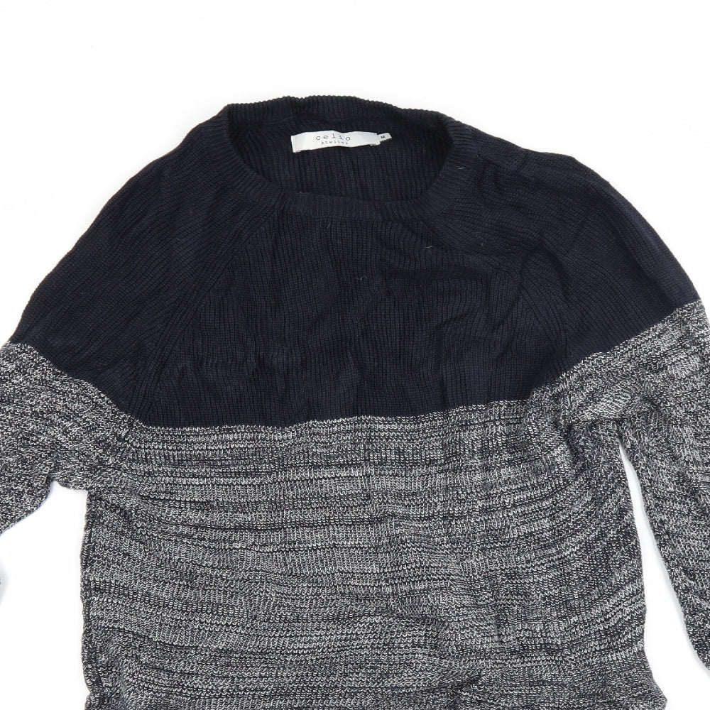 Celio Womens Grey  Knit Pullover Jumper Size M