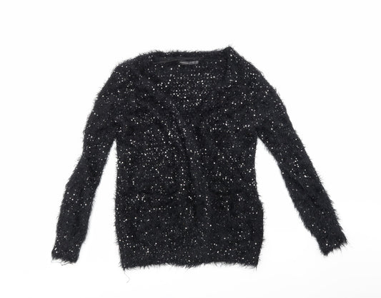 Atmosphere Womens Black  Knit Cardigan Jumper Size 8